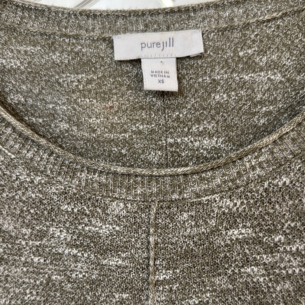 Purejill Women's Sage Green knit dress